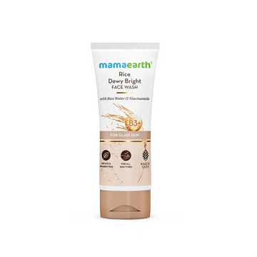 Mamaearth Rice Dewy Bright Face Wash with Rice Water & Niacinamide